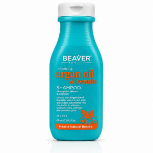 Beaver Beauty Repairing Argan Oil & Keratin Shampoo 350мл.