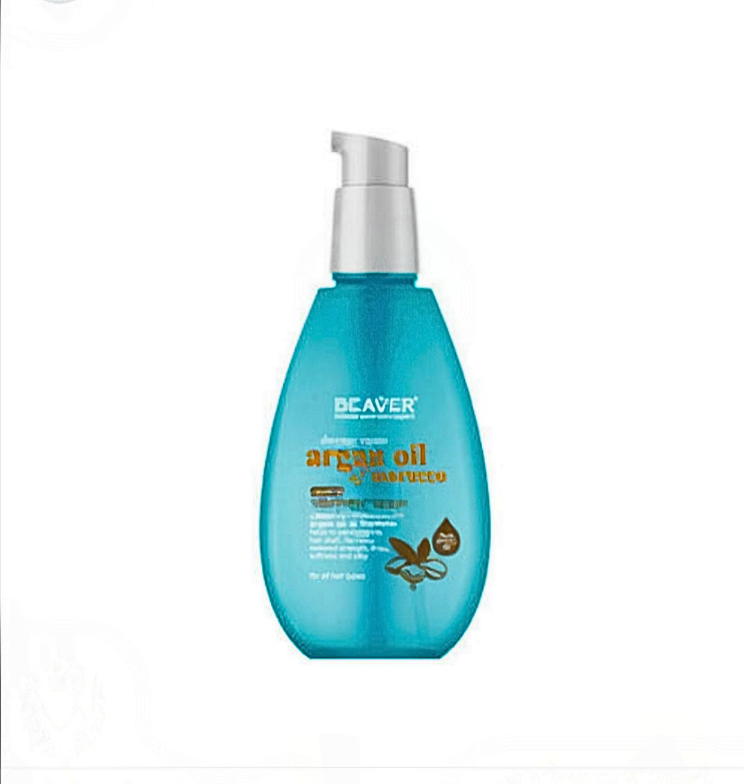 BEAVER Argan Oil & Keratin Leave-In Treatment Serum Hot protection - 150мл.